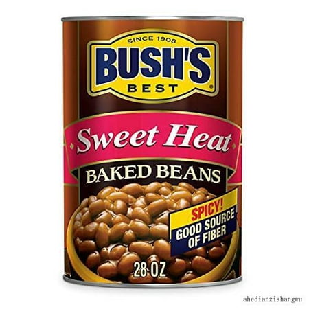 Sweet Heat Baked Beans  Sweet & Spicy  Canned Beans  Baked Beans Canned  Source of Plant Based Protein and Fiber  Low Fat  Gluten Free  28 Oz (pack-6)