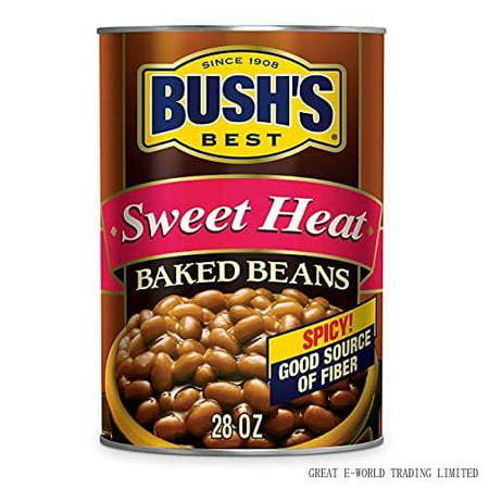 Sweet Heat Baked Beans  Sweet & Spicy  Canned Beans  Baked Beans Canned  Source of Plant Based Protein and Fiber  Low Fat  Gluten Free  28 Oz (pack-6)
