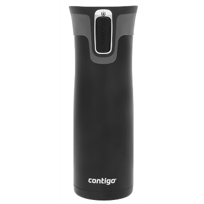 Contigo West Loop 20oz Stainless Steel Travel Mug Black: Autoseal, Vacuum-Insulated, Spillproof Coffee Cup