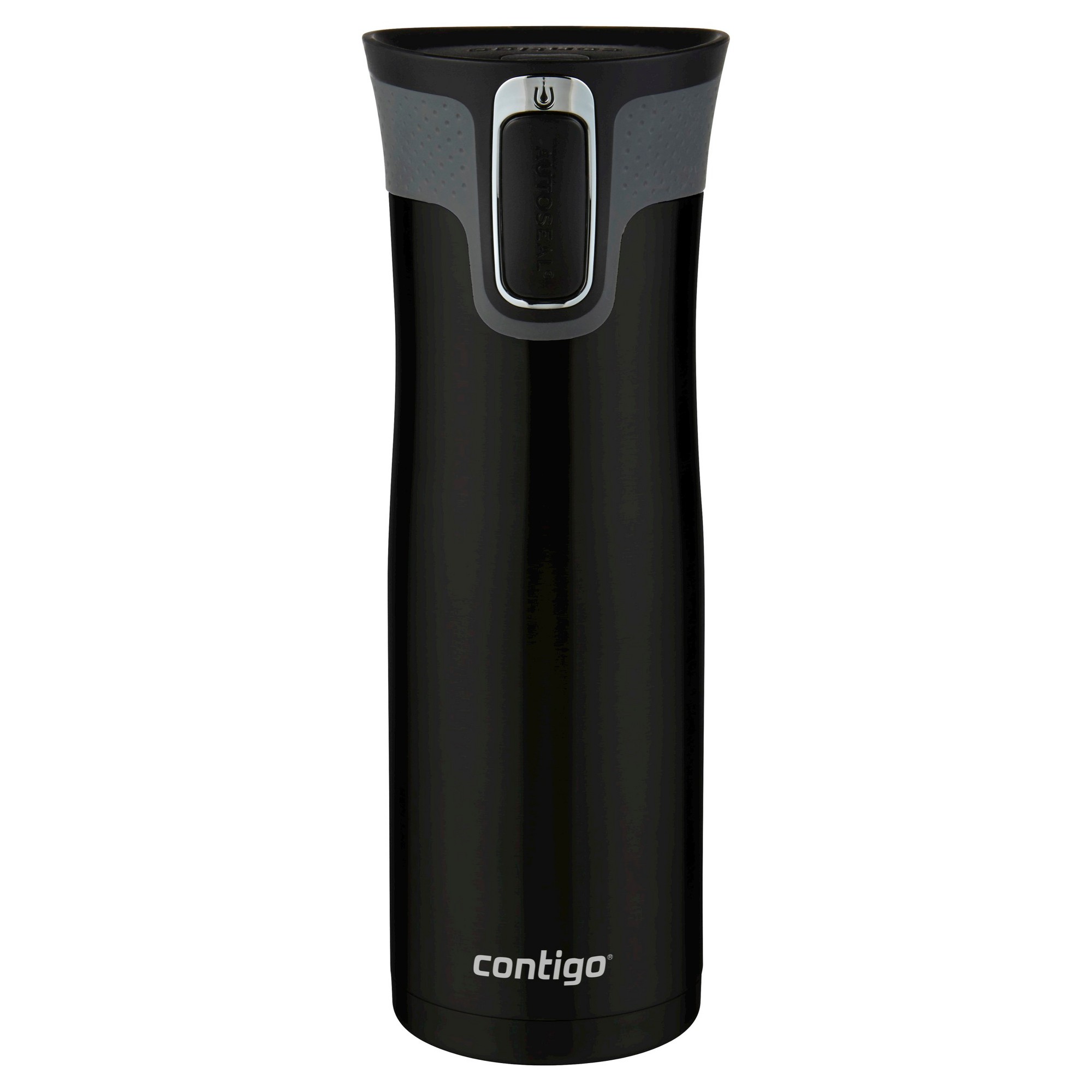 Contigo West Loop 20oz Stainless Steel Travel Mug Black: Autoseal, Vacuum-Insulated, Spillproof Coffee Cup