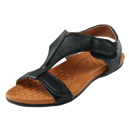 GWAABD Slide Wedge Sandals for Women Shoes Fashion Slippers Flat Open Toe Sequins Slippers Summer Casual Fashion Sandals