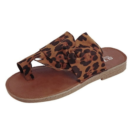 Sandals for Women Flattering Sandals for Women Ladies Slippers Open Toe Slippers Roman Shoes Summer Sandals