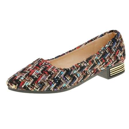 GWAABD Womens Casual Loafers Fashion Shoes Outdoor Shoes Slip Leisure on Casual Breathable Women S Women S Casual Shoes