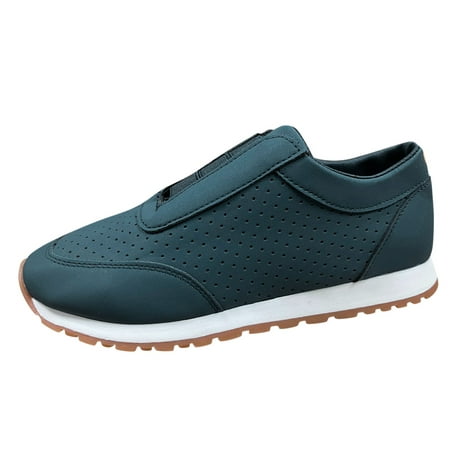 GWAABD Cute Non Slip Shoes for Women Fashion Autumn Women Flat Soft Sole Comfortable Wear Solid Color Casual Style