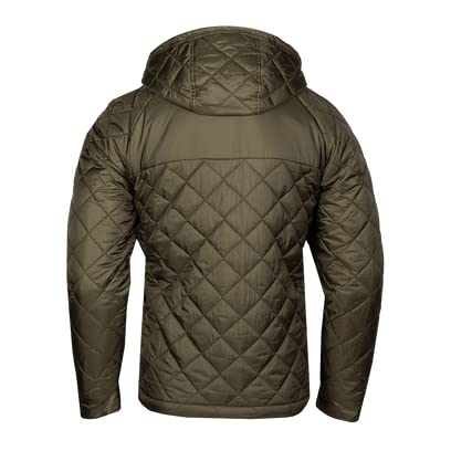 Black Rifle Coffee Lightweight Full Zip Puff Jacket, Faded Olive, Size XL thumbnail