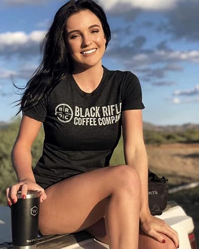 Black Rifle Coffee Company Classic Logo T Shirt (XXL) | Polyester Cotton Rayon Blended Mens Tshirt Comes in Size Small, Medium, Large, XL, XXL, XXXL B thumbnail