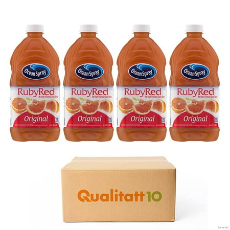 Ocean Spray Cran Red Grapefruit Juice Drink 64 Fl Oz 4 Pack by Qualitatt