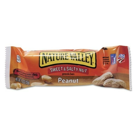 Nature Valley Granola Bars  Sweet and Salty Nut Peanut Cereal  1.2 Oz Bar  16/Box