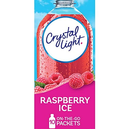 Crystal Light Sugar-Free Raspberry Ice on-the-Go Powdered Drink Mix 120 Count