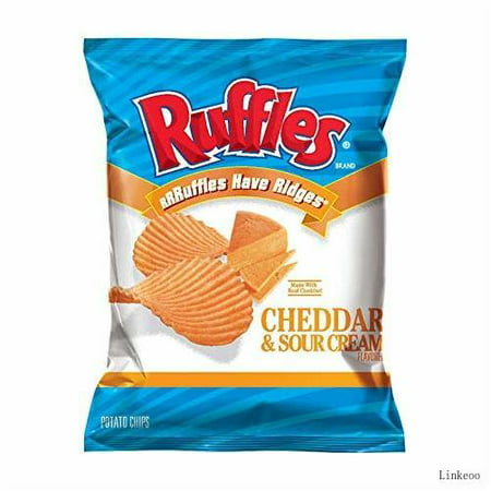 Frito-Lay - Tim S - Hawaiian Potato and Corn Chips - Variety Bulk Packs (Ruffles Potato Chips  Cheddar & Sour Cream  1 Oz)