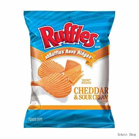 - Tim S - Hawaiian Potato and Corn Chips - Variety Bulk Packs (Ruffles Potato Chips  Cheddar & Sour Cream  1 Oz)