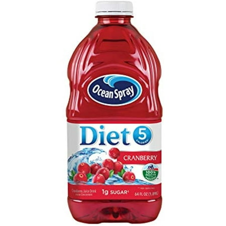 Ocean Spray Diet Cranberry Spray Juice Drink  64 Ounce Bottles (Pack of 8)