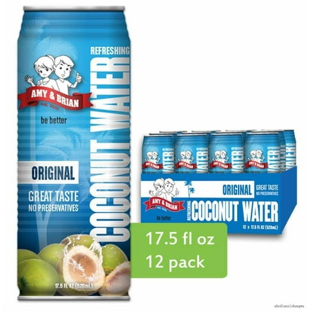 Non-GMO Coconut Water  Original  17.5 Fl Oz (Pack of 12)