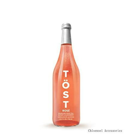 ROSÉ All-Natural Alcohol Free Sparkling Beverage  25.4 Fl Oz (Pack of 12)