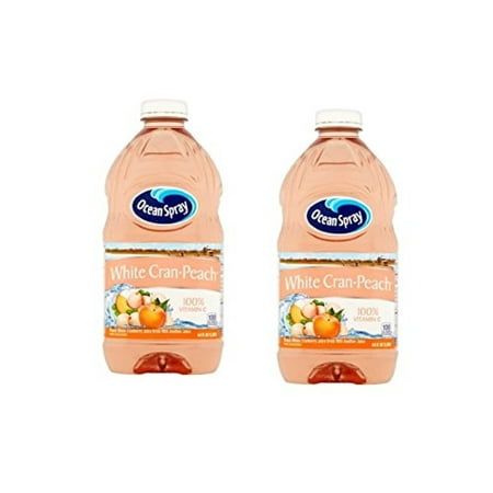 Ocean Spray Juice Drink  64 Oz. (2-Bottle) (White Cran-Peach Juice)