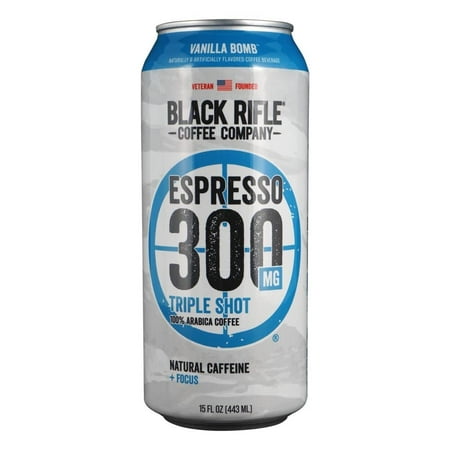 Black Rifle Coffee Company Ready-to-Drink  Iced Espresso Vanilla Bomb  15oz  Can