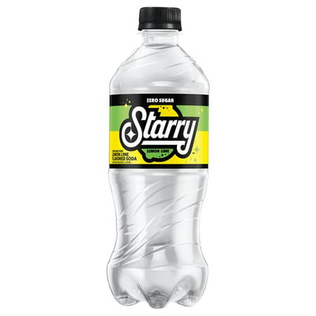 Starry Lemon Lime Zero Sugar  20 Fl Oz Bottle - 24 Pack