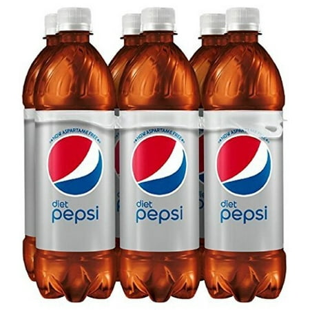 Diet Pepsi Cola Soda  24 Ounce (24 Bottles)