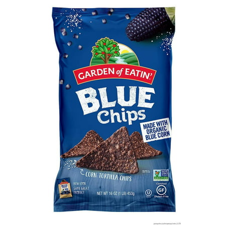 Tortilla Chips  Blue Corn  Sea Salt  16 Oz. (pack of 12) (packaging May Vary)