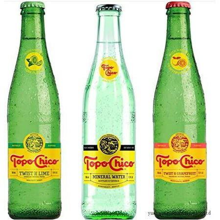 Mineral Water  Twist of Lime  Grapefruit Variety Pack  12 Fl Oz Glass Bottle (Pack of 6  Total of 72 Fl Oz)