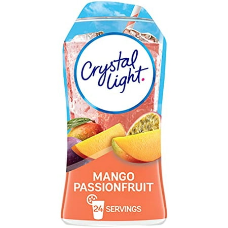 Crystal Light Liquid Mango Passionfruit Naturally Flavored Drink Mix (12 Ct Pack  1.62 Fl Oz Bottles)