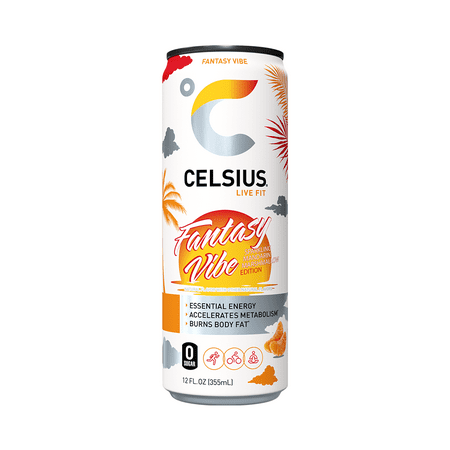 Celsius Sparkling - Fantasy Vibe Energy Drink(12 Fl. Oz / 12 Pack)