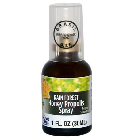 Novo Mel Brazilian Rainforest Honey Propolis Spray  1 Ounce
