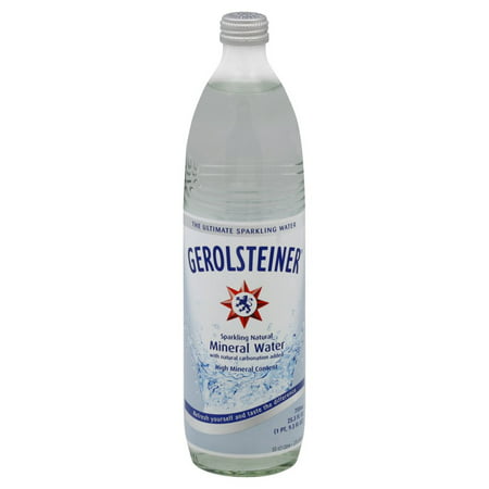 Gerolsteiner Sparkling Mineral Water  25.3 Fl Oz (Pack of 15)