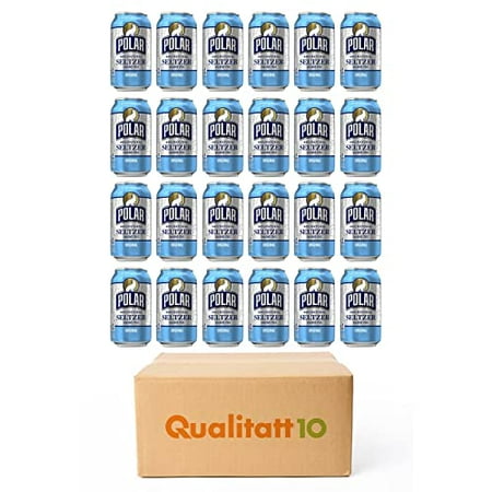 Polar Premium Seltzer Sparkling Water Original 12 Fl Oz 24 Pack by Qualitatt