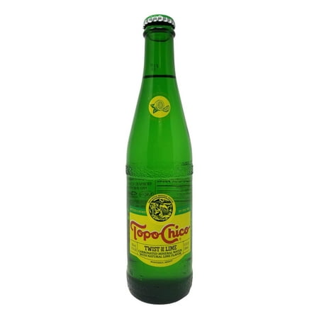 Omsix - of Lime - Carbonated Natural Mineral Water with Natural Lime Flavor - 12 Fl Oz (355mL) (24 Glass Bottles)