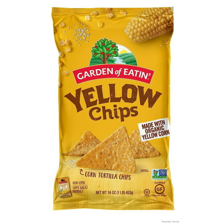 Tortilla Chips  Yellow Corn  Sea Salt  16 Oz. (pack of 12) (packaging May Vary)