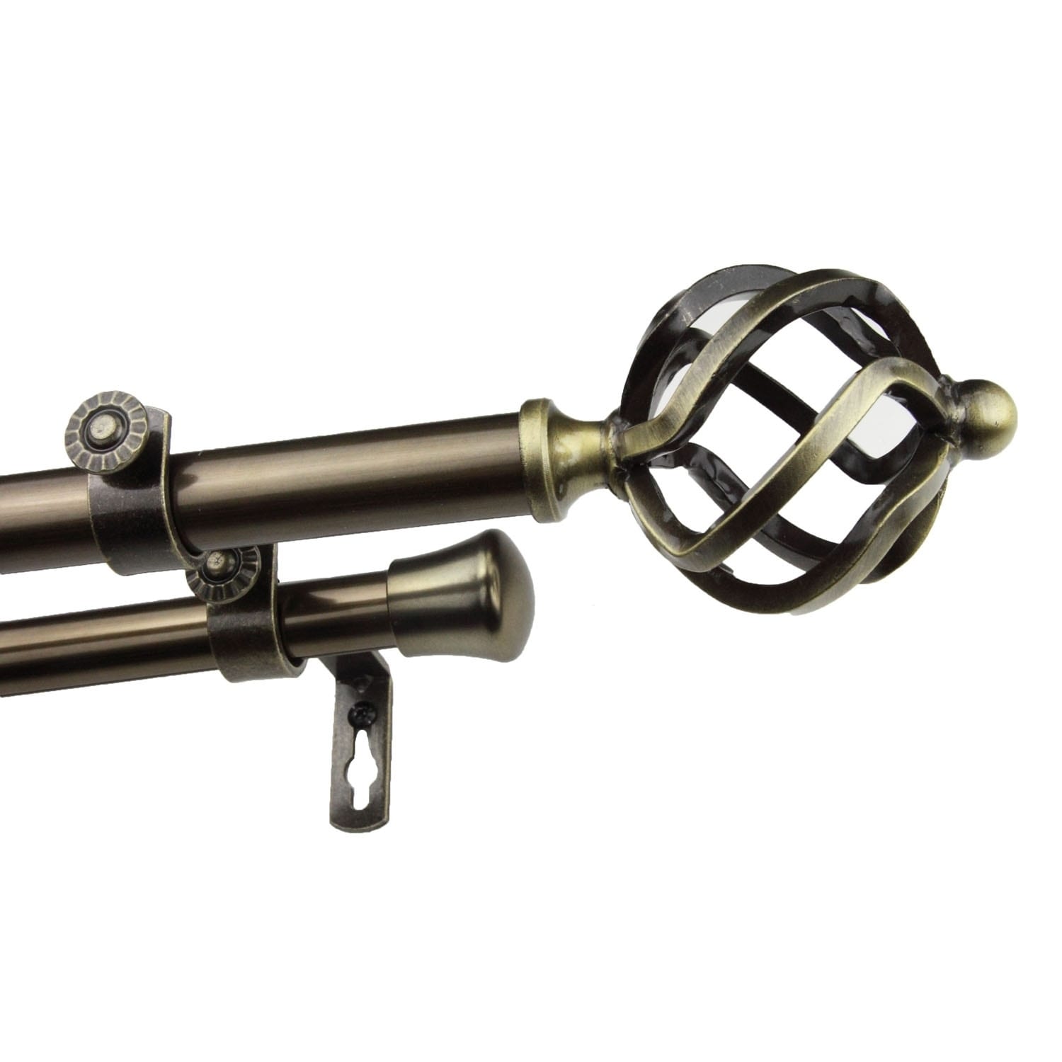 InStyleDesign Torison Adjustable Double Curtain Rod