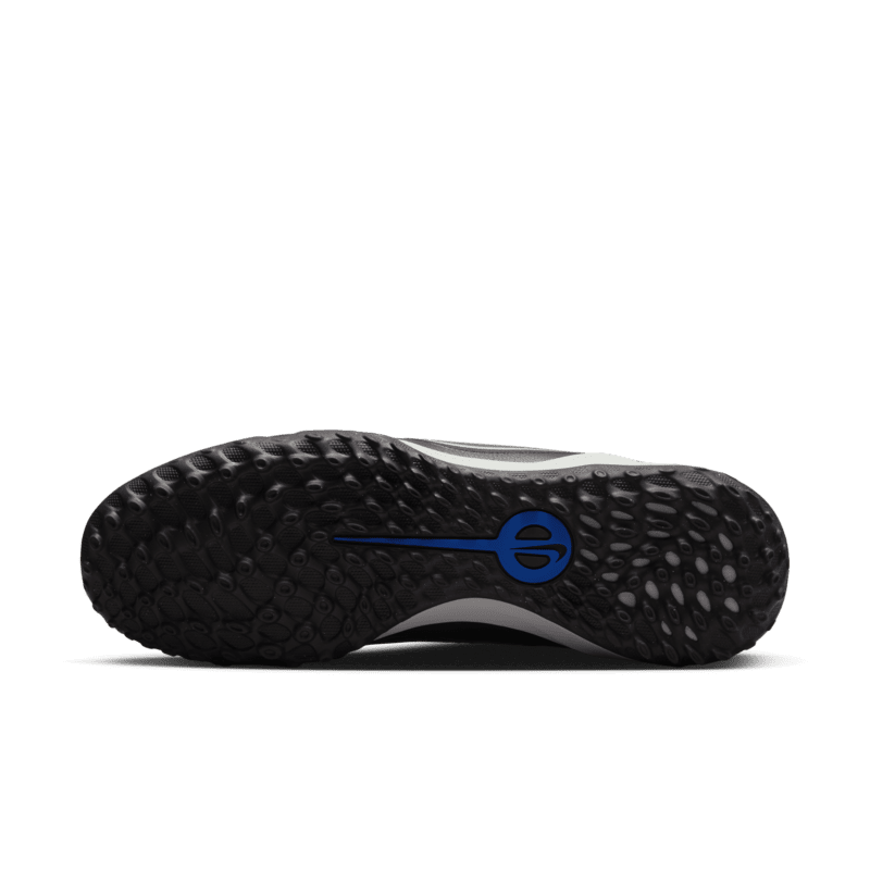 Nike Tiempo Legend 10 Academy TF Turf Soccer Cleat Black/Chrome/Hyper Royal-4 thumbnail