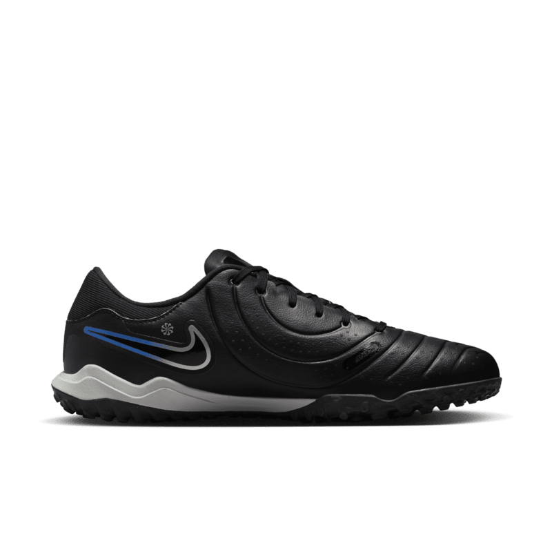 Nike Tiempo Legend 10 Academy TF Turf Soccer Cleat Black/Chrome/Hyper Royal-4 thumbnail