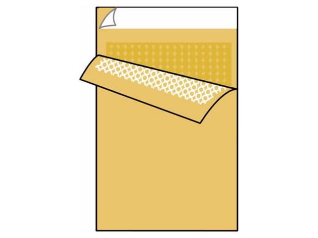 #1 Open End Bubble-Lite Mailer Envelopes  7-1/4  X 12   55#  100% Recycled  Golden Kraft  Peel & Seal (Box of 100)