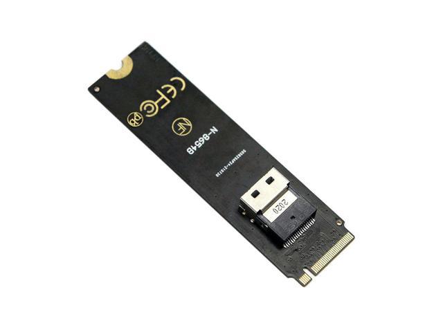 OIAGLH NGFF M-Key NVME to U.2 U2 Kit SFF-8639 to SFF-8654 Slimline SAS PCIe SSD Adapter for
