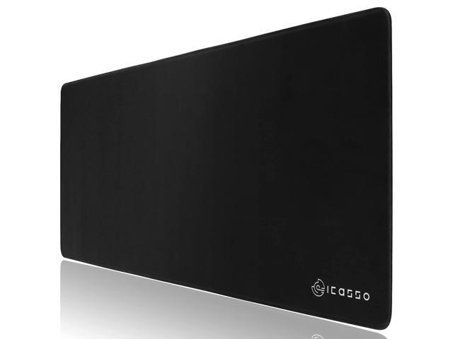 Zell Extended Gaming Mouse Pad 35.4X15.7 in, Large Non-Slip Rubber Base Mousepad with Stitched Edges, Waterproof Keyboard Mouse Mat Desk Pad for.