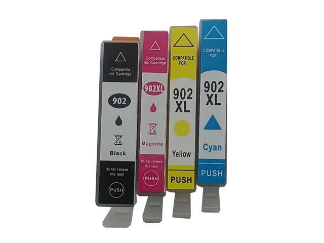 4 Pack 902 Xl Ink Cartridges for HP HP Pro 6960 6961 6963 6978 6979 6974