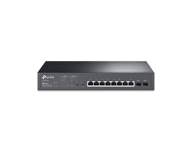 Jetstream 10-Port Gigabit Poe Smart Switch Tl-Sg2210Mp 8 X Poe+ @150W, 2 X Sfp, Desktop/ Rackmount, Limited Protection, Centralized Cloud.