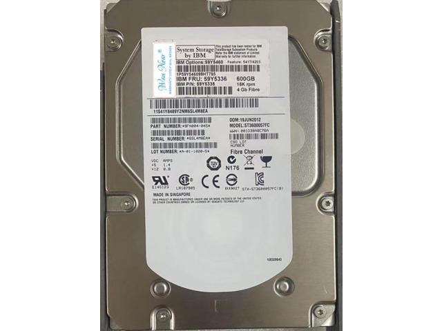 OIAGLH for 59Y5336 59Y5460 5417 5513 4203 600G 15K FC 3.5 600GB