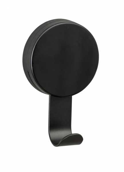Static-Loc Plus Wandhaken Pavia Schwarz 2er Set Handtuch-Haken, Kleiderhaken.