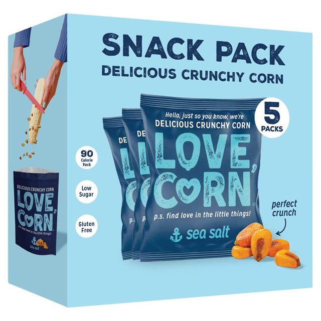 Love Corn Sea Salt Multipack, 5 X 20g