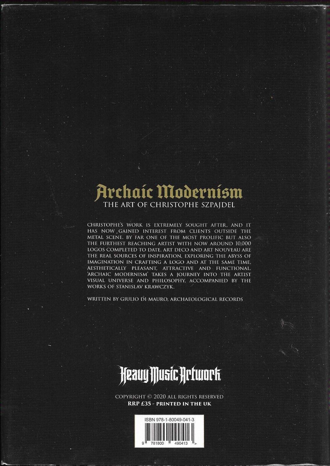 The Art of Christophe Szpajdel Archaic Modernism Book thumbnail
