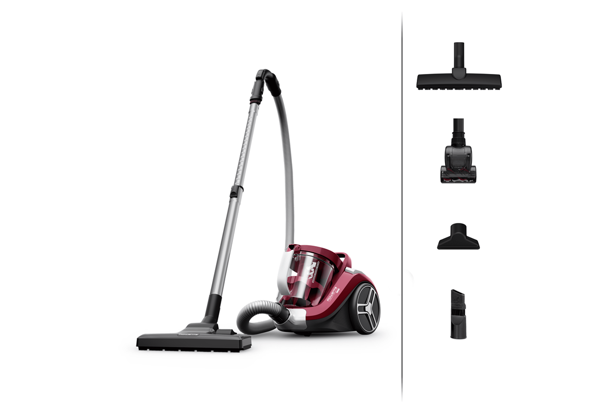 Bagged Vacuum Cleaner Rowenta RO4B63 Red