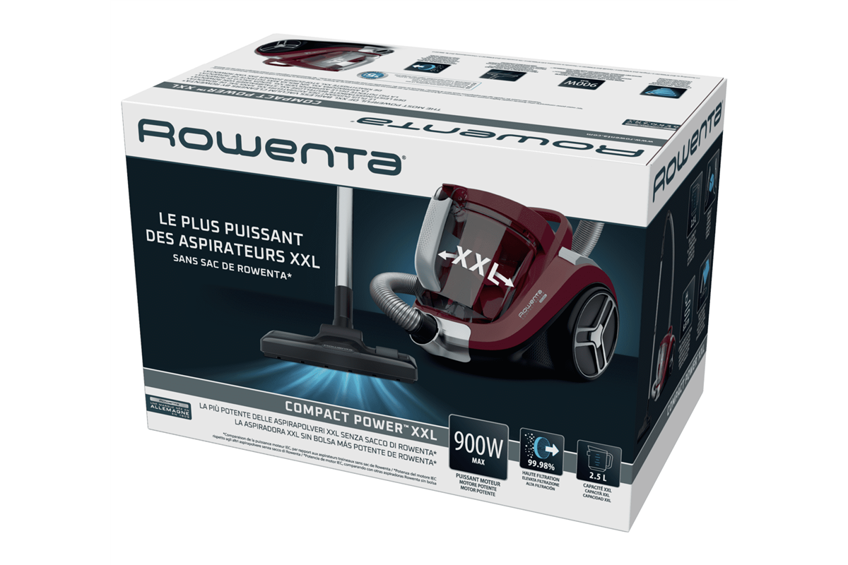 Bagged Vacuum Cleaner Rowenta RO4B63 Red thumbnail