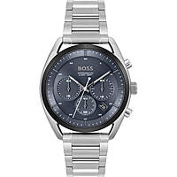 Hugo, Watches, Male, Gray, ONE SIZE, Stainless Steel Dress Watch
