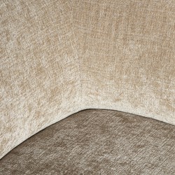 PTMD Lujo Sofa Cream 6051 Fiore Fabric 2 Seater Arm R thumbnail