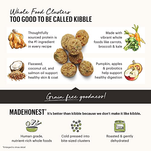 The Honest Kitchen Whole Food Clusters Small Breed Grain Free Beef Dry Dog Food, 10 Lbs thumbnail