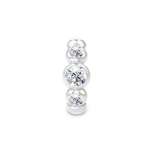 Endless Jewelry Sparkling Circle Silver Charm