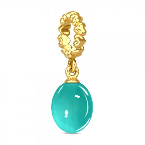 Endless Jewelry May Passion 18k Gold Plated Charm - Green